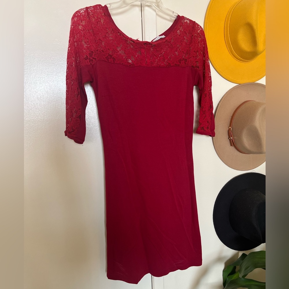 Red Midi Sexy dress